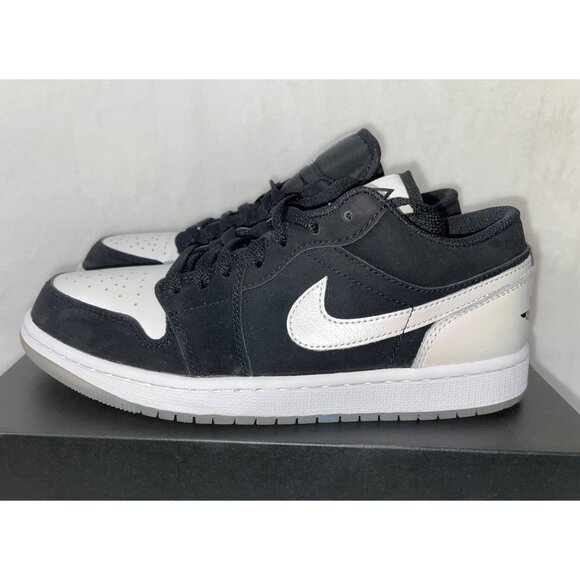 Nike Jordan 1 Low SE Diamond 2022 (DH6931-001) Black~White~Men's 7~Women's 8.5 - Picture 4 of 13